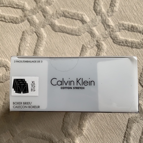 Calvin Klein Cotton Stretch Boxer Brief Pack of 3 - Picture 2 of 4